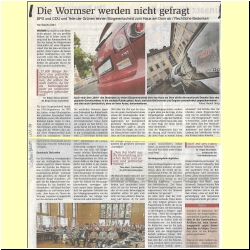 2014 07 Wormser werden nicht gefragt